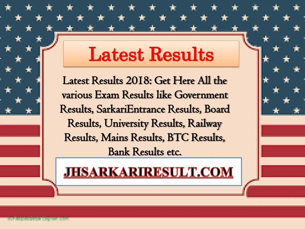 latest results