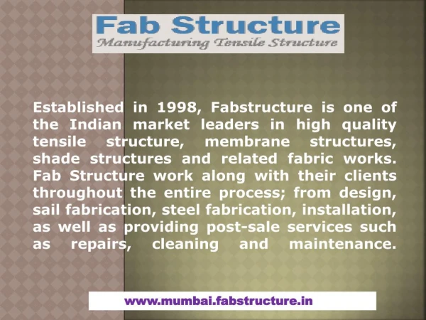 Tensile Structure in Mumbai