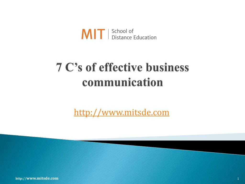 7 c s of effective business communication