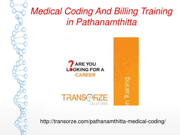 Medical Coding And Billing Training in Pathanamthitta