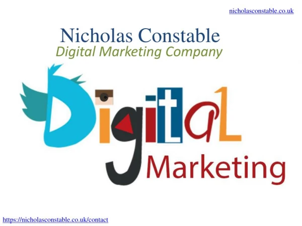 Nicholas Constable Digital Marketing Company, Weybridge, London