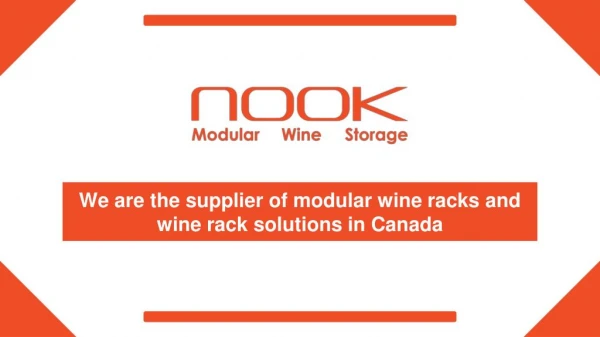 Adjustable Wine Racks - Nook Canada