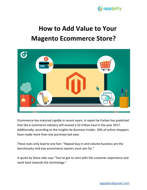 How to Add Value to Your Magento Ecommerce Store?