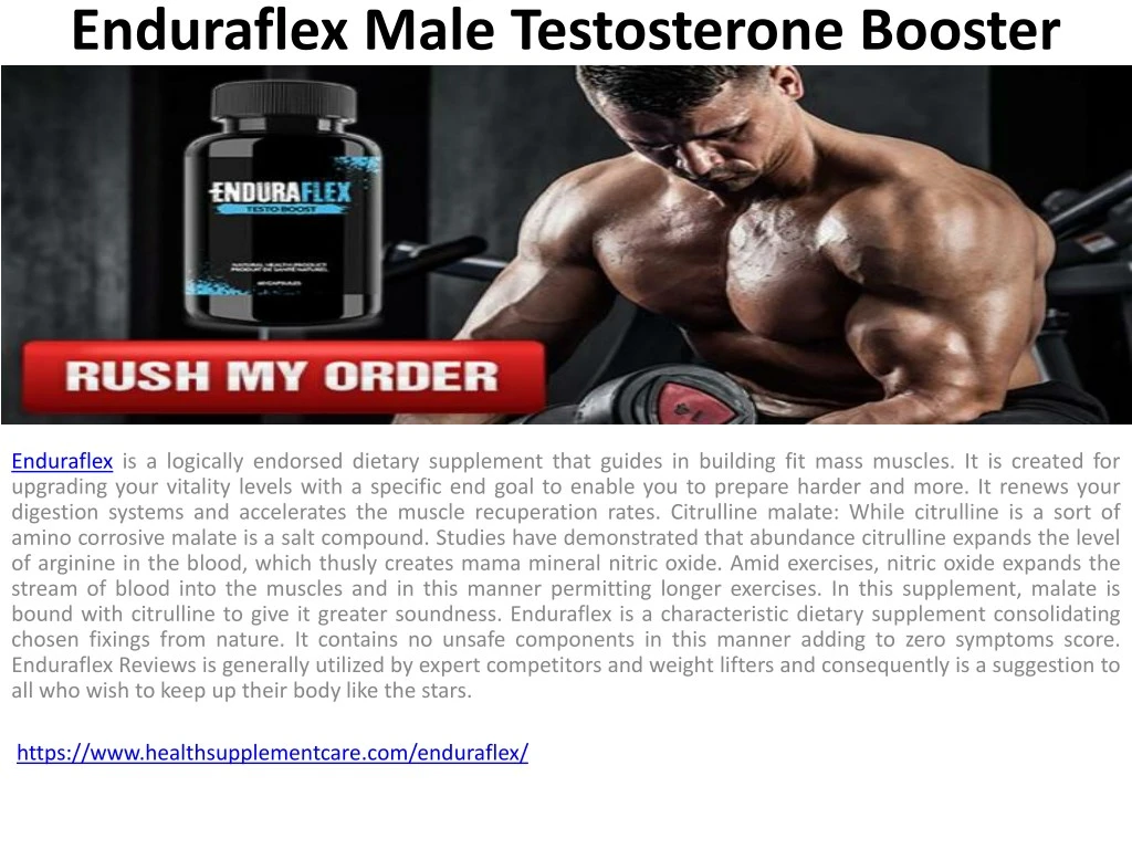 enduraflex male testosterone booster