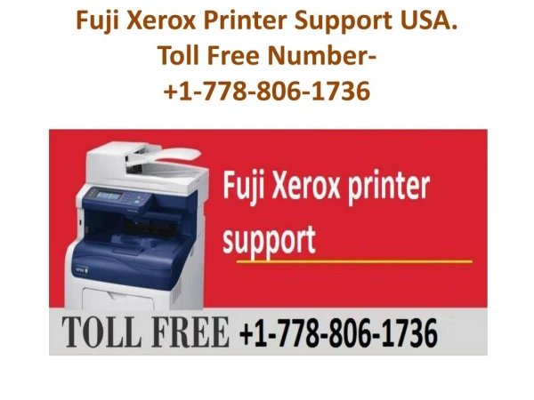 Xerox printer support USA Number 1-778-806-1736