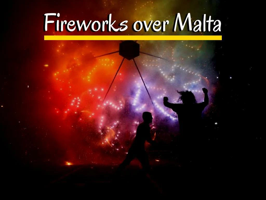fireworks over malta