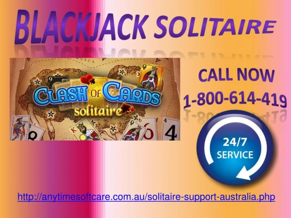 Blackjack Solitaire | 1-800-614-419 Flawless Solution