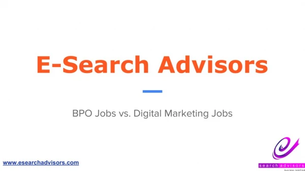 BPO Jobs vs. Digital Marketing Jobs