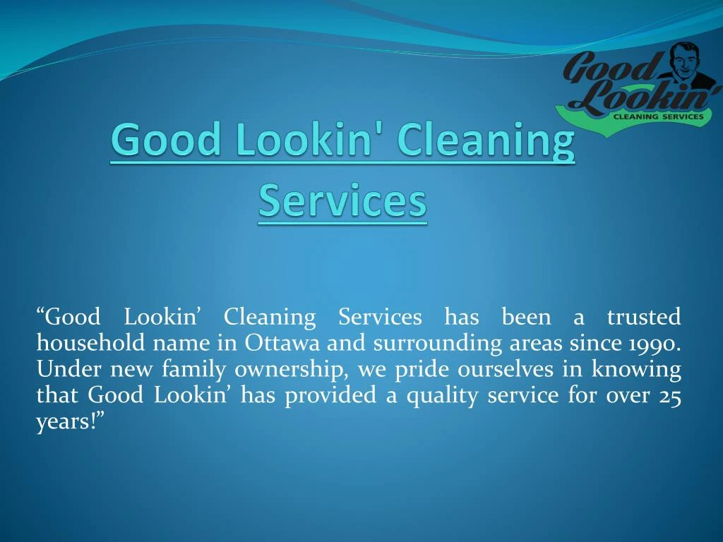 good lookin cleaning services