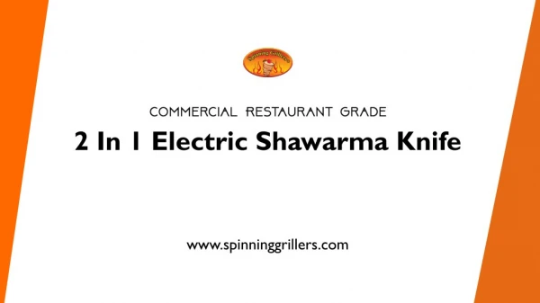 Commercial Restaurant Grade Electric Shawarma Knife