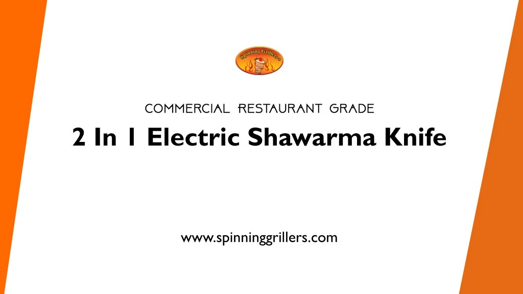 2 in 1 electric shawarma knife