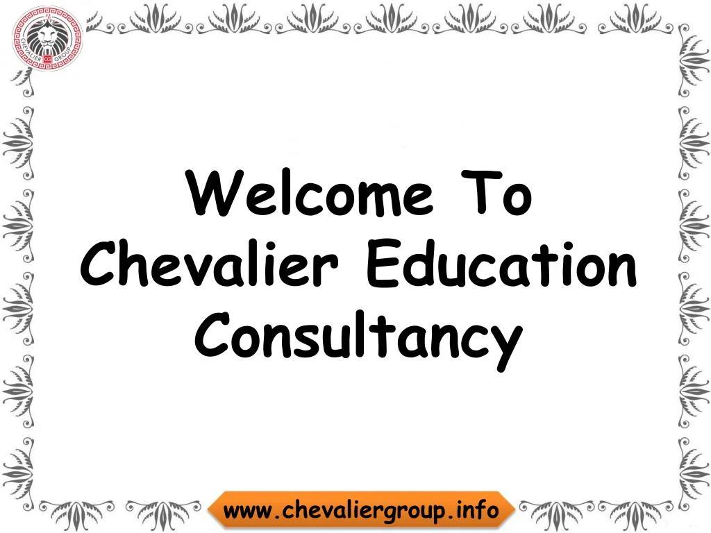 welcome to chevalier education consultancy