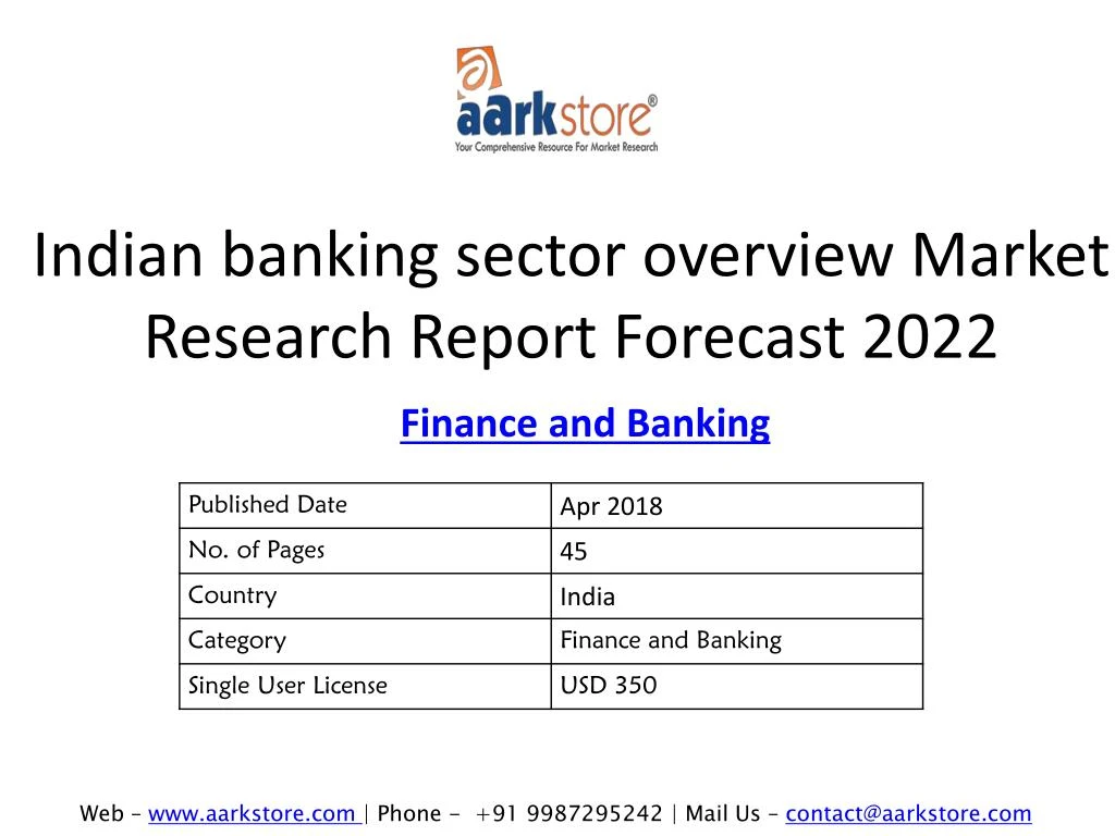 indian banking sector overview market research report forecast 2022
