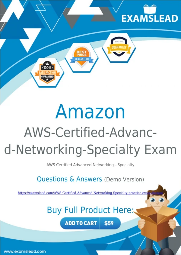 Authentic AWS-Certified-Advanced-Networking-Specialty Exam Dumps - New AWS-Certified-Advanced-Networking-Specialty Quest