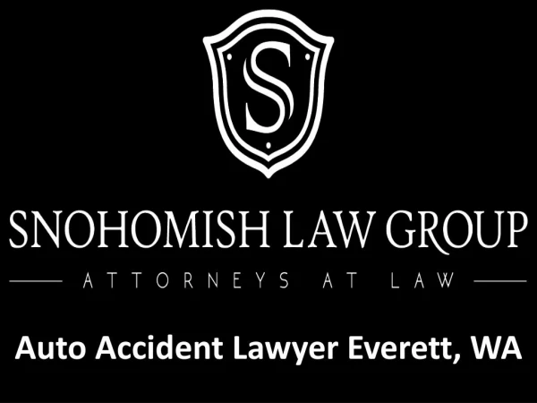 Auto Accident Lawyer Everett, WA