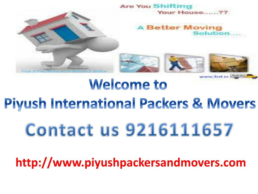 welcome to piyush international packers movers