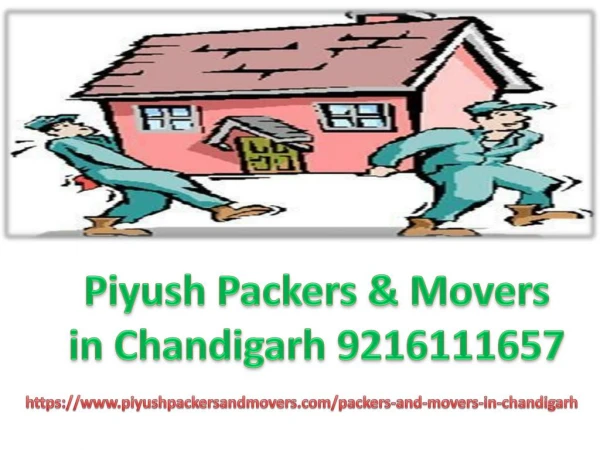 Movers packers Services In Chandigarh
