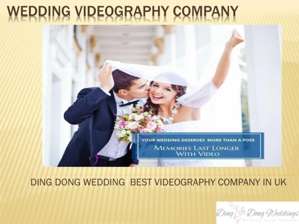 Wedding videography in London