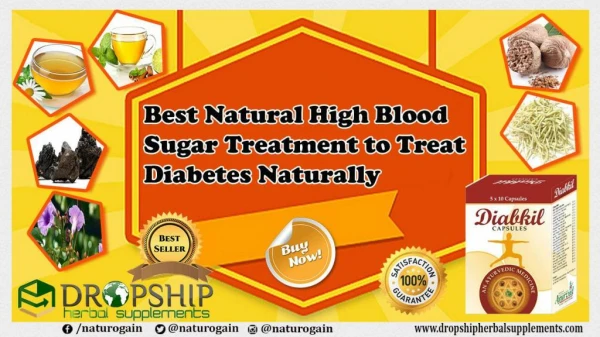 Best Natural High Blood Sugar Treatment to Treat Diabetes Naturally