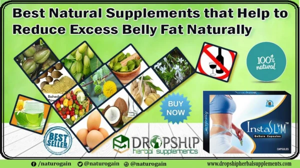Best Natural Supplements that Help to Reduce Excess Belly Fat Naturally
