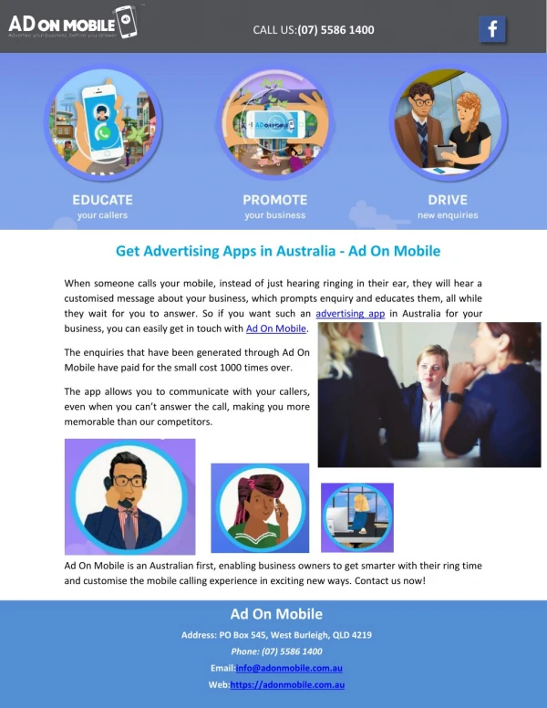 Get Advertising Apps in Australia - Ad On Mobile