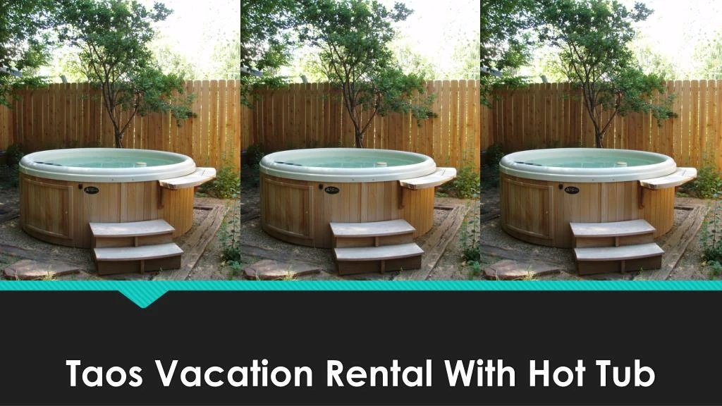 taos vacation rental with hot tub