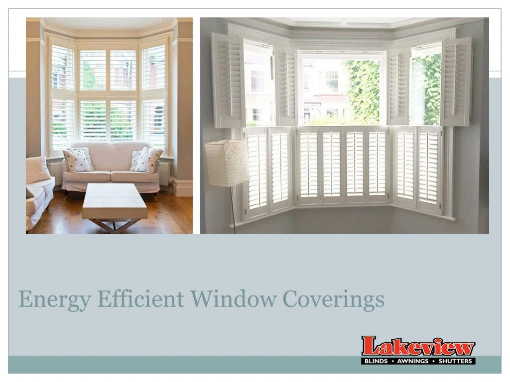 energy efficient window coverings