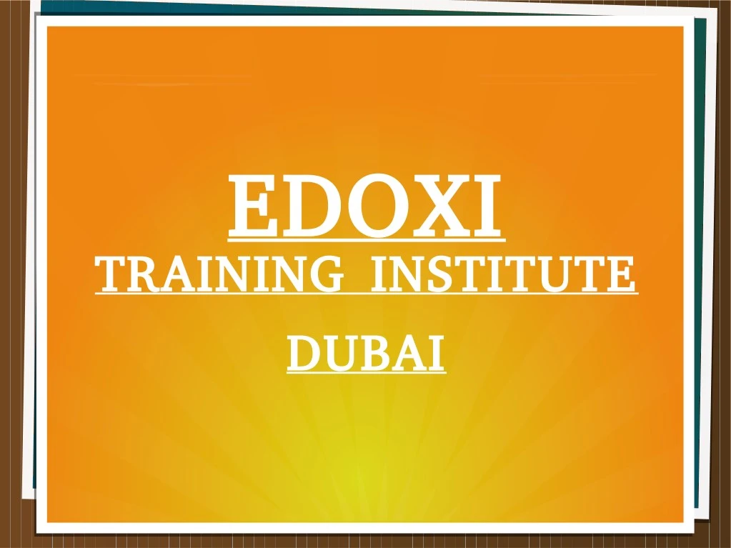 edoxi edoxi training institute training institute