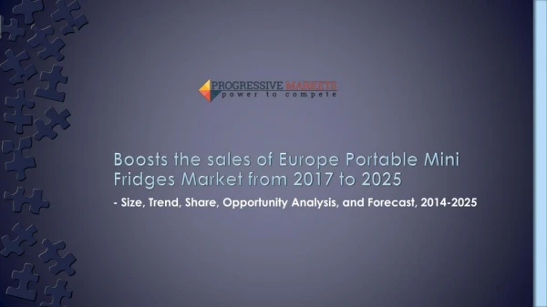 Europe Portable Mini Fridges Market