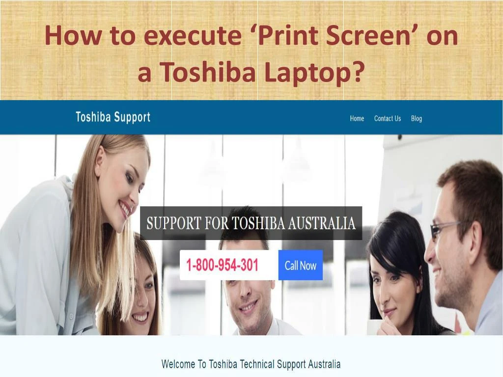 how to execute print screen on a toshiba laptop