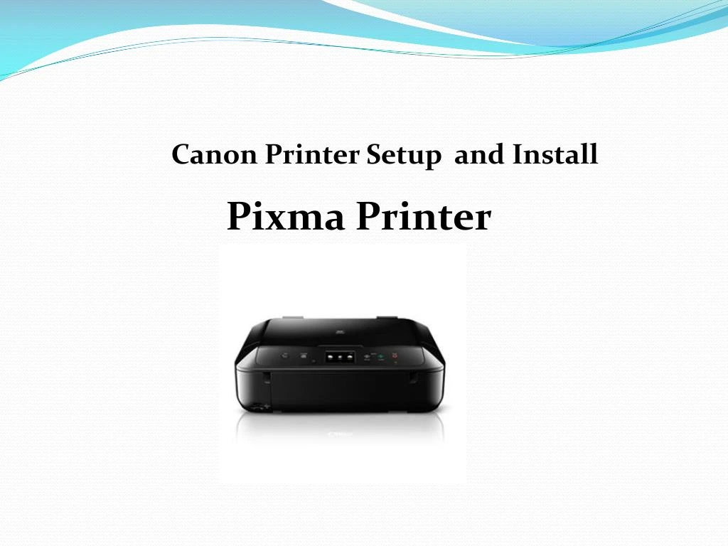 canon printer setup and install