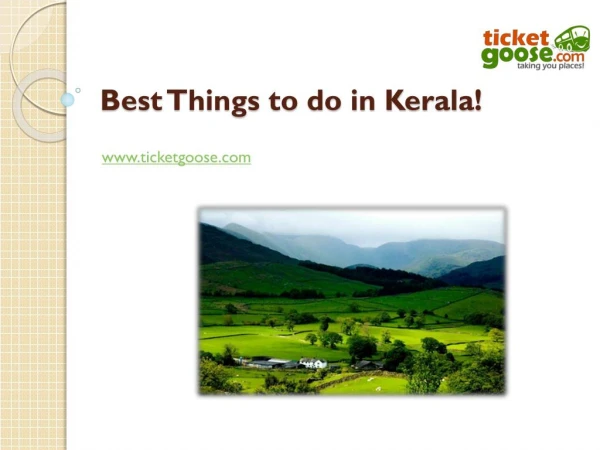 Best Things to do in Kerala!!