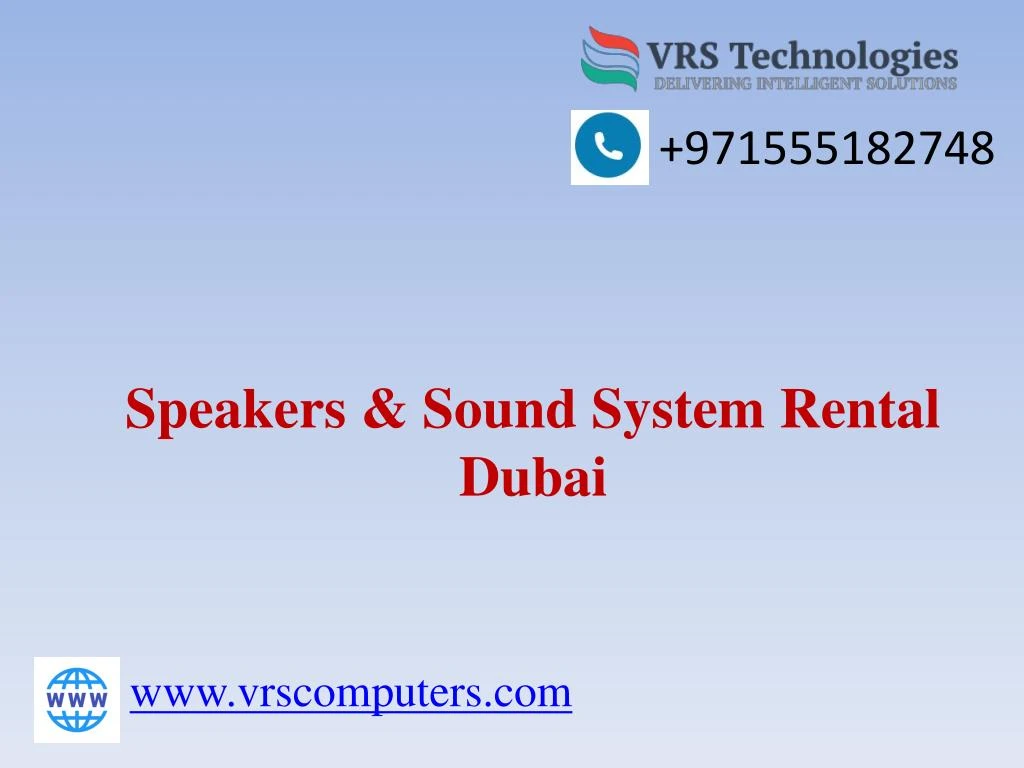 speakers sound system rental dubai