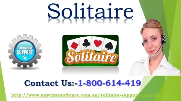 Solve Solitaire 247 Game Error Via Toll-Free 1-800-614-419