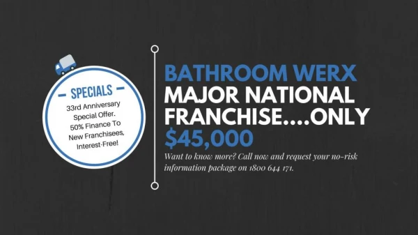 Bathroom Werx - Major National Franchise.…Only $45,000