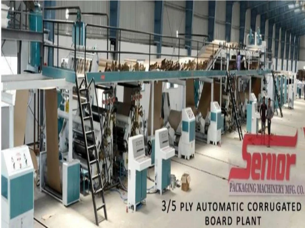 Senior Packaging Machinery | 5 Layer Corrugated Board Plant