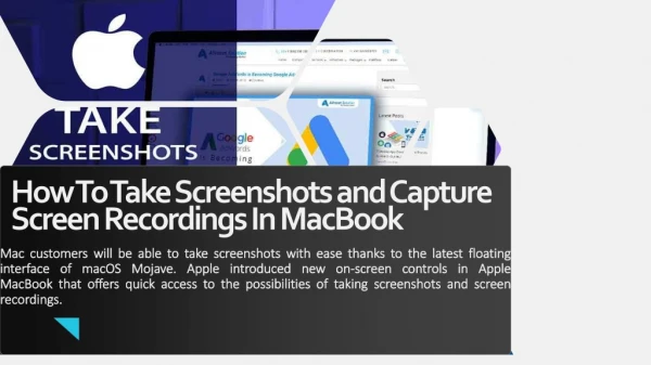 How to Take Screenshots and Capture Screen Recordings In MacBook