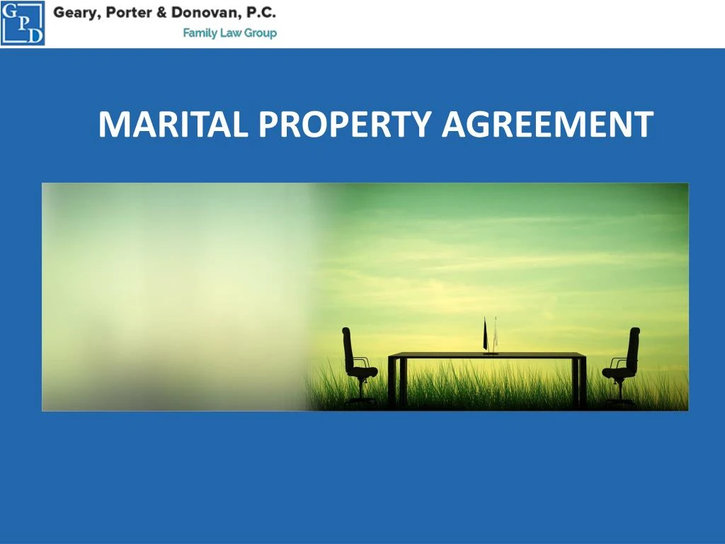 marital property agreement
