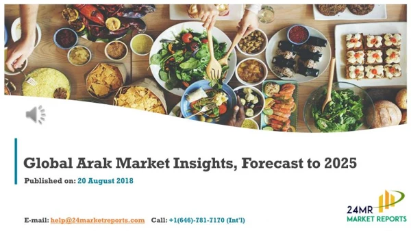 Global Arak Market Insights, Forecast to 2025