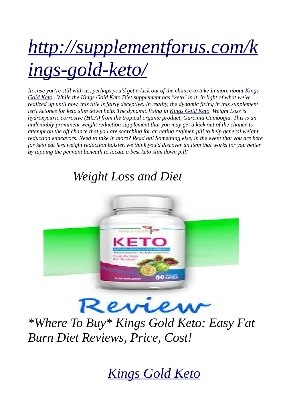 http supplementforus com k ings gold keto