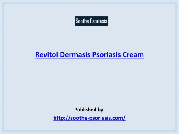 Revitol Dermasis Psoriasis Cream