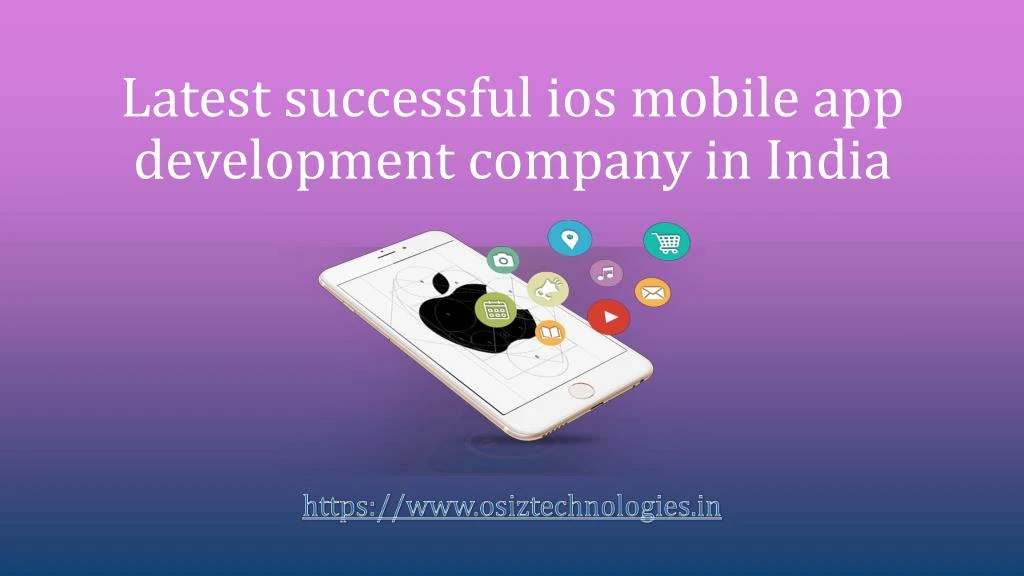 latest successful ios mobile app development company in india
