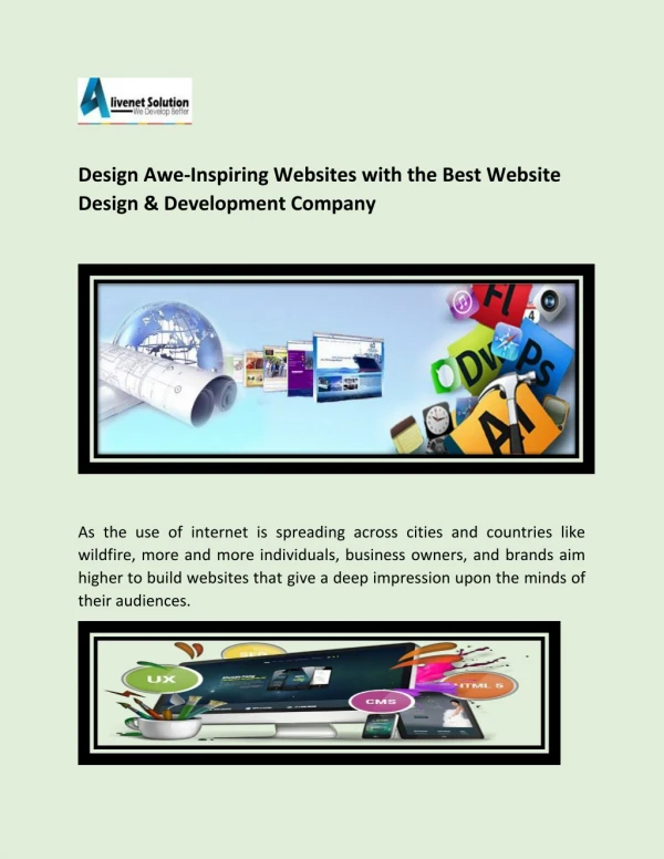 Hire a professional Website design & development company.