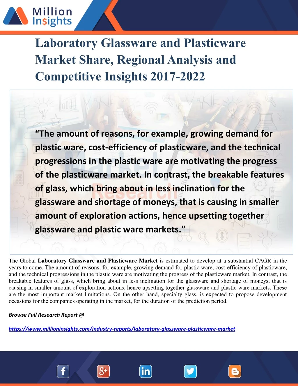 laboratory glassware and plasticware market share