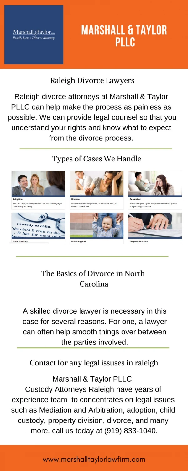 Marshall & Taylor PLLC - The Raleigh divorce lawyers