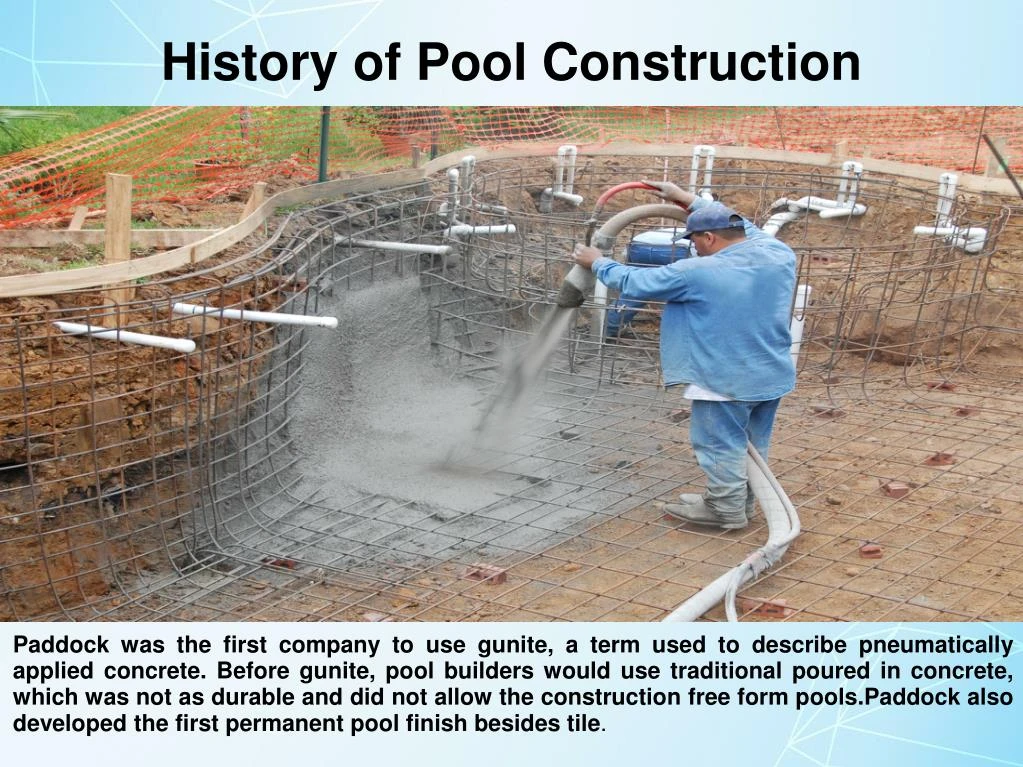 history of pool construction