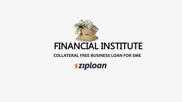 Collateral Free Business Loan for SME