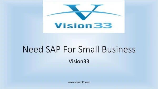 Need SAP for small business?