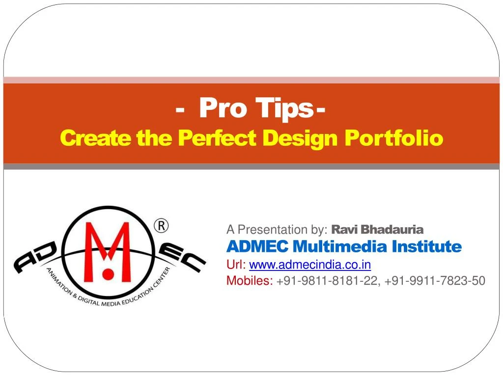 pro tips create the perfect design portfolio