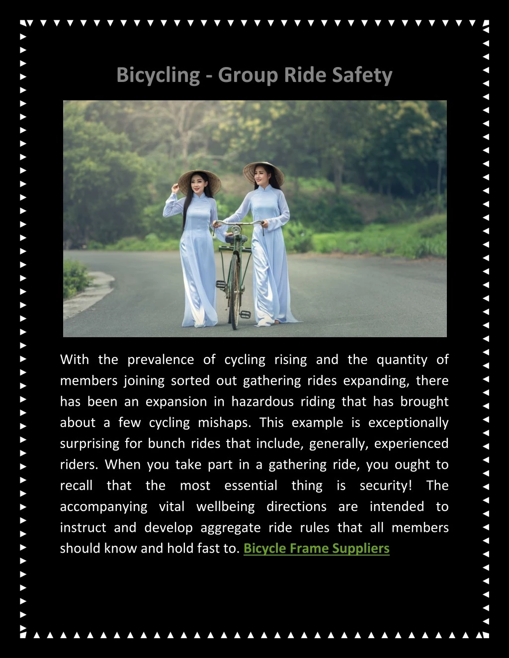 bicycling group ride safety